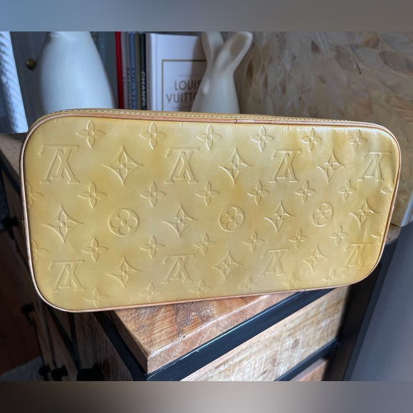 LV Louis Vuitton Vernis Leather Houston Shoulder Bag Zipper Tote - Picture 4 of 15